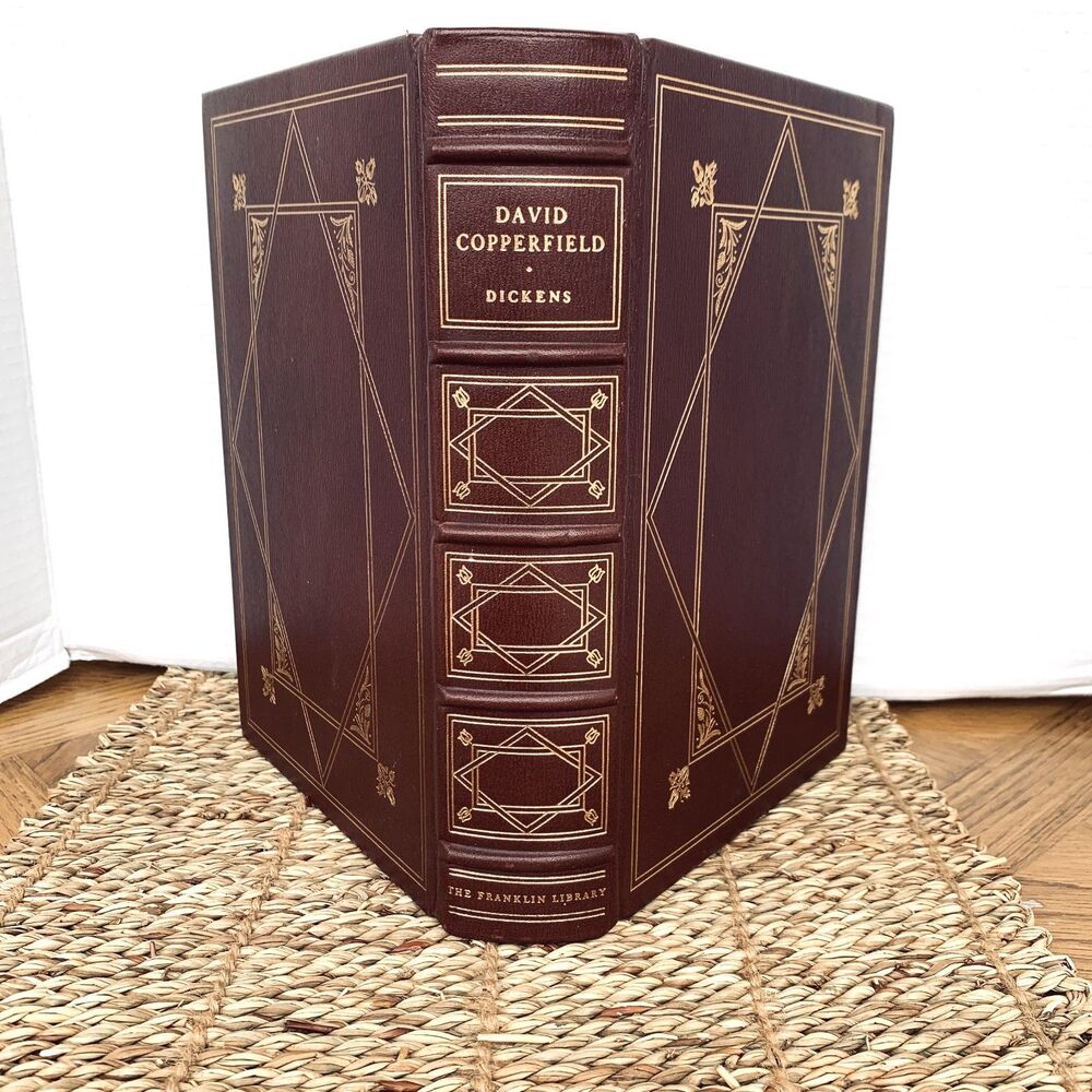 David Copperfield, Dickens 1976 w Editor Notes Leather Franklin Lib MINT
